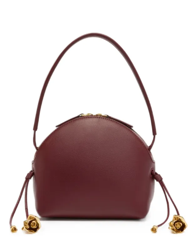 Erdem Flora Calf Leather Mini Bag in Red