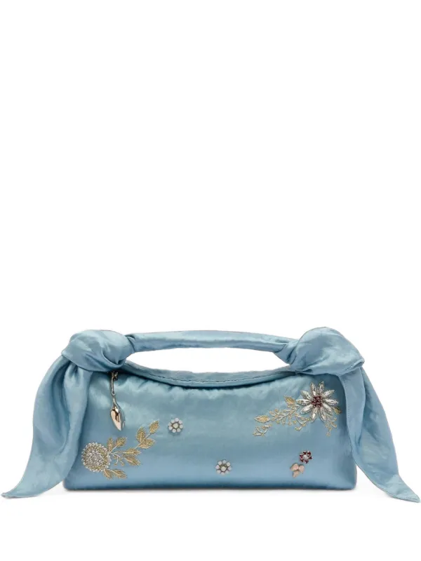 Erdem Bloom Tote Bag in Blue
