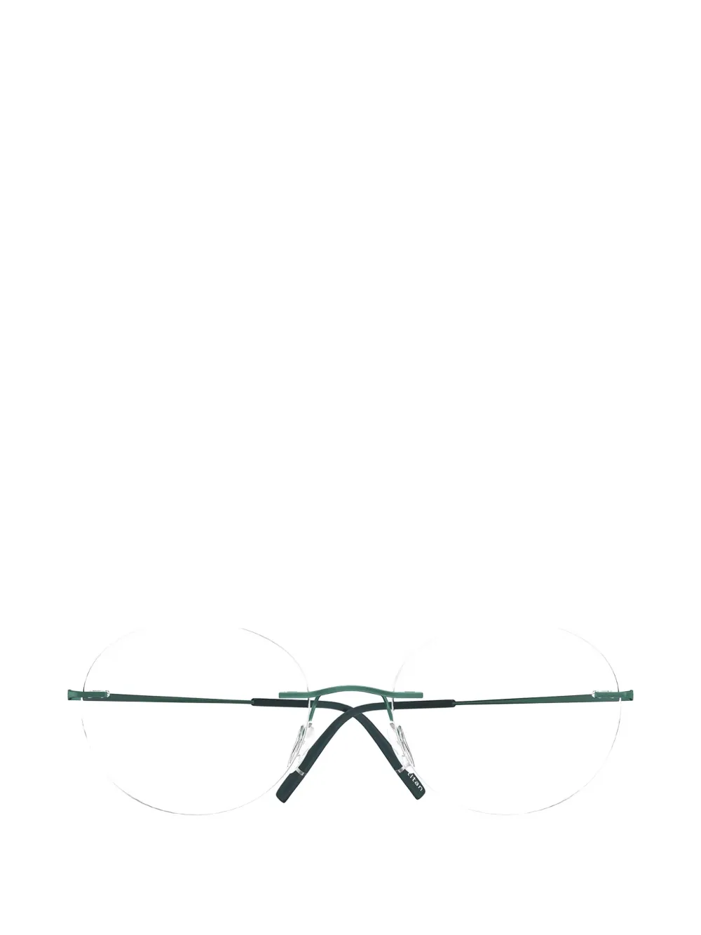 Silhouette Titan Minimal Art Stellar oval-frame glasses - Verde