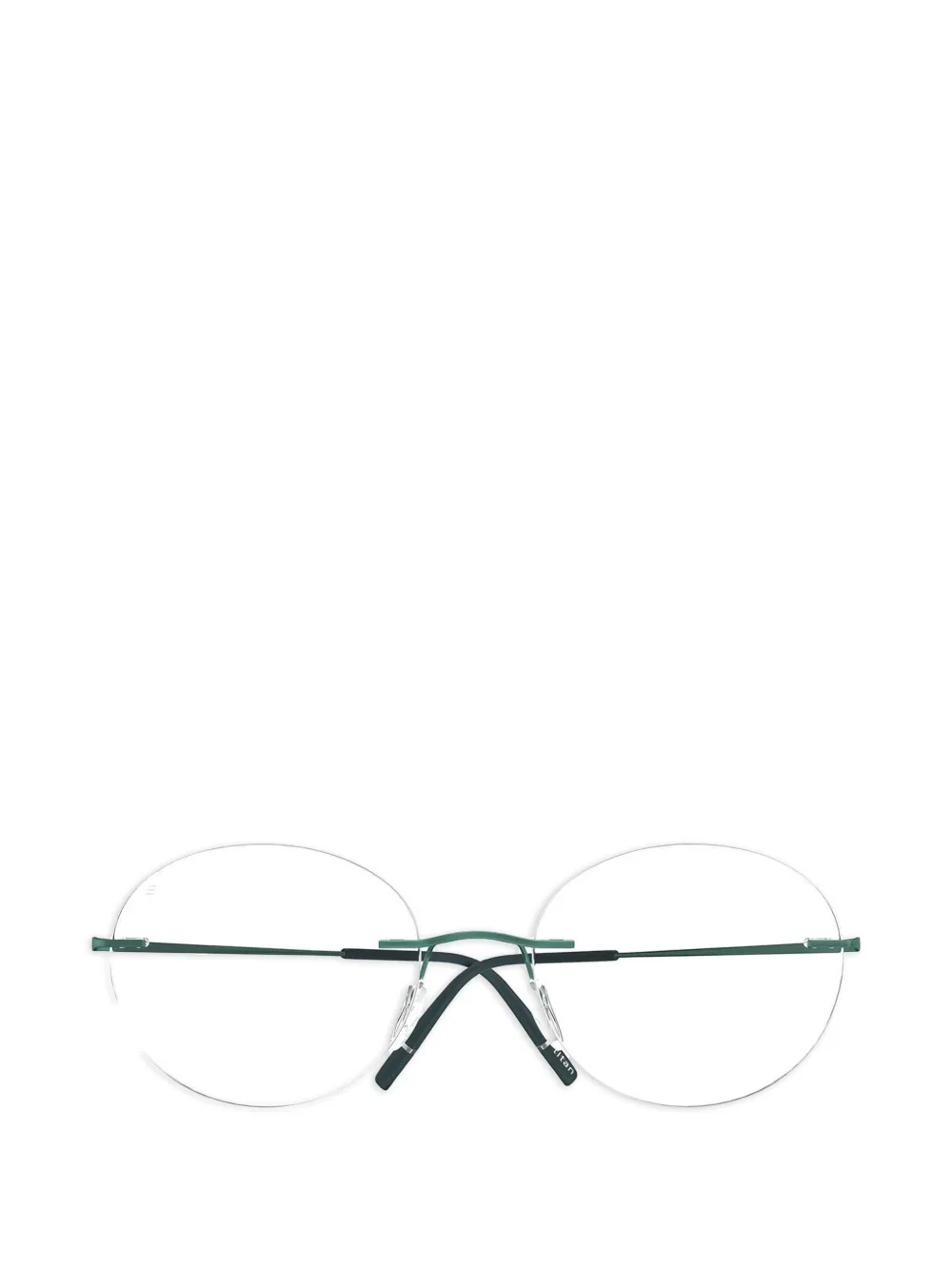Silhouette Titan Minimal Art Stellar oval-frame glasses - Verde