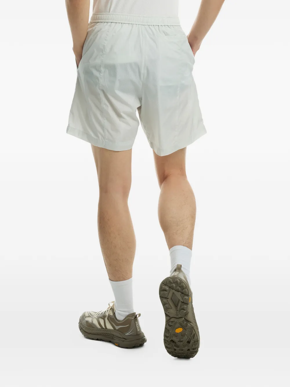 Off Duty Shorts met logoprint Wit