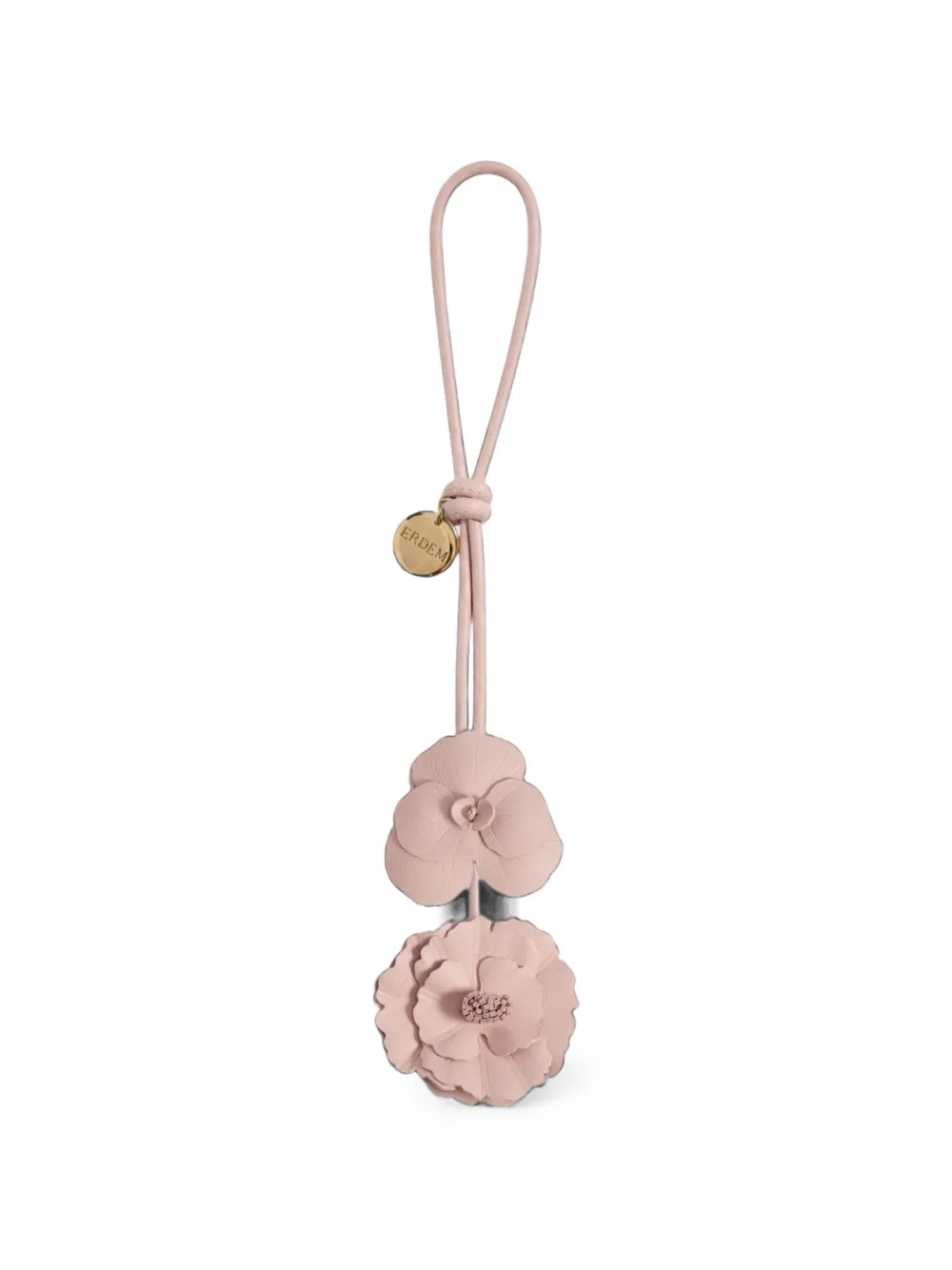 ERDEM flower leather charm