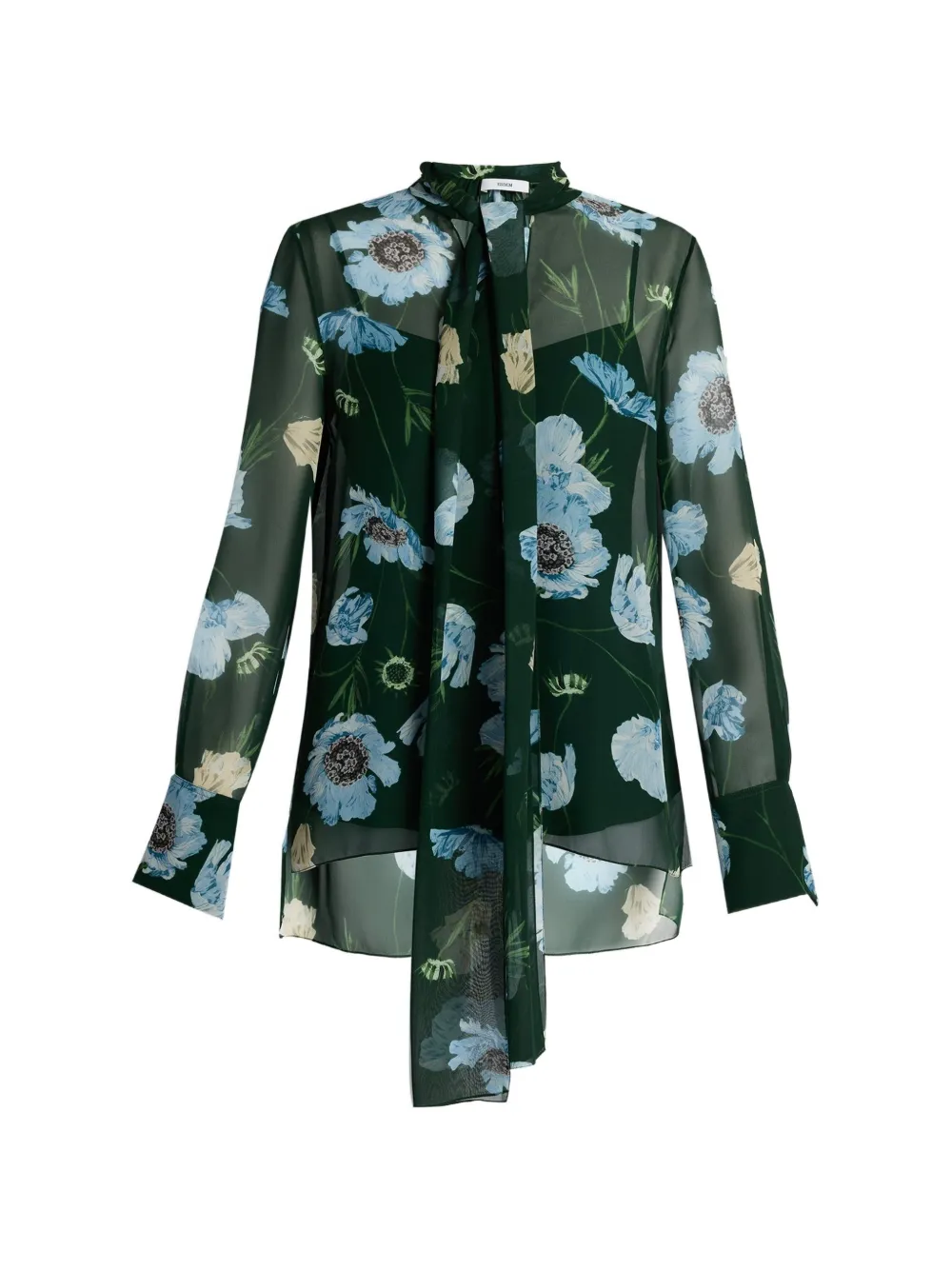 ERDEM floral long-sleeve shirt