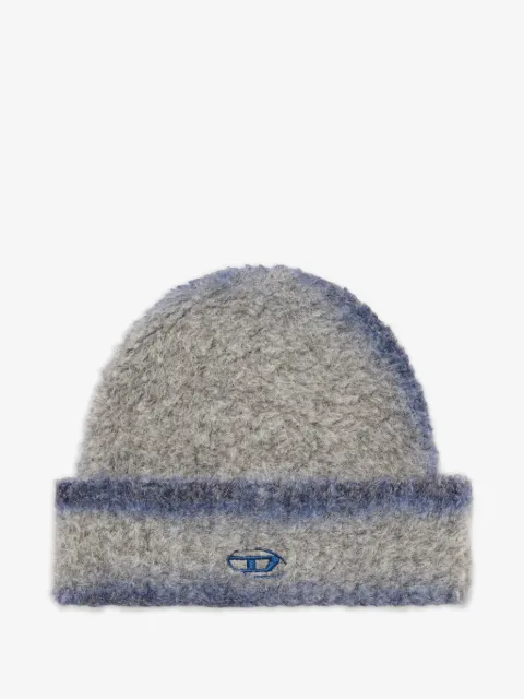 Diesel Beanie mit Logo-Stickerei