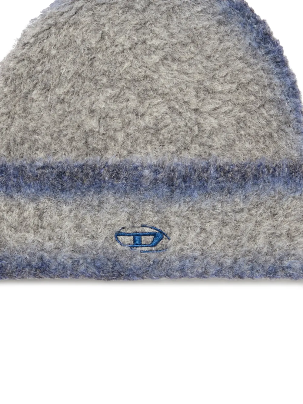 Diesel Muts met geborduurd logo Grijs