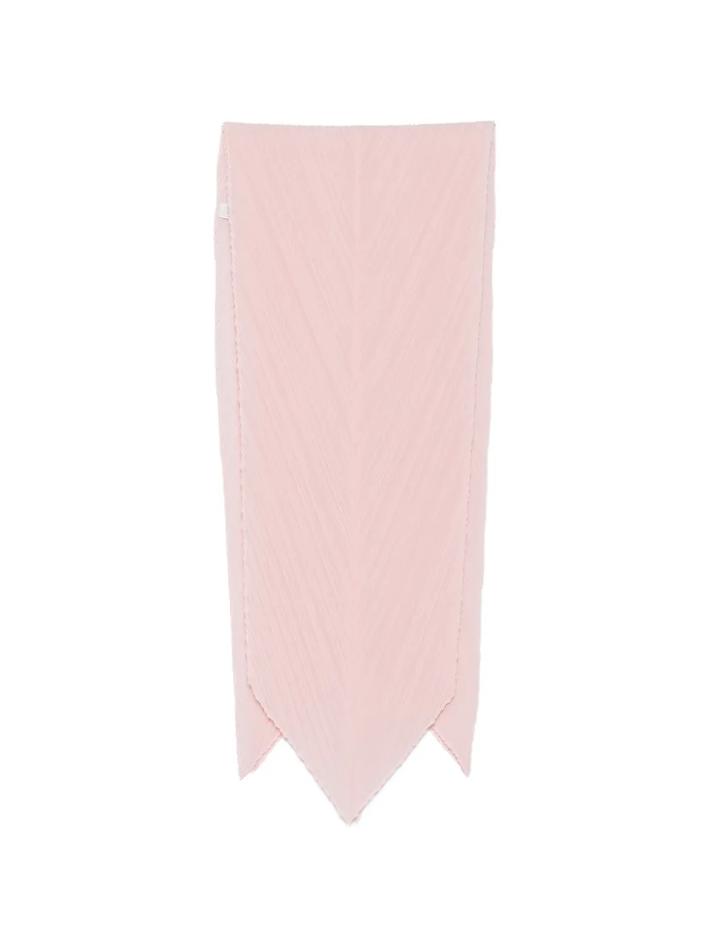 Issey Miyake pleated pointed-tip scarf - Rosa