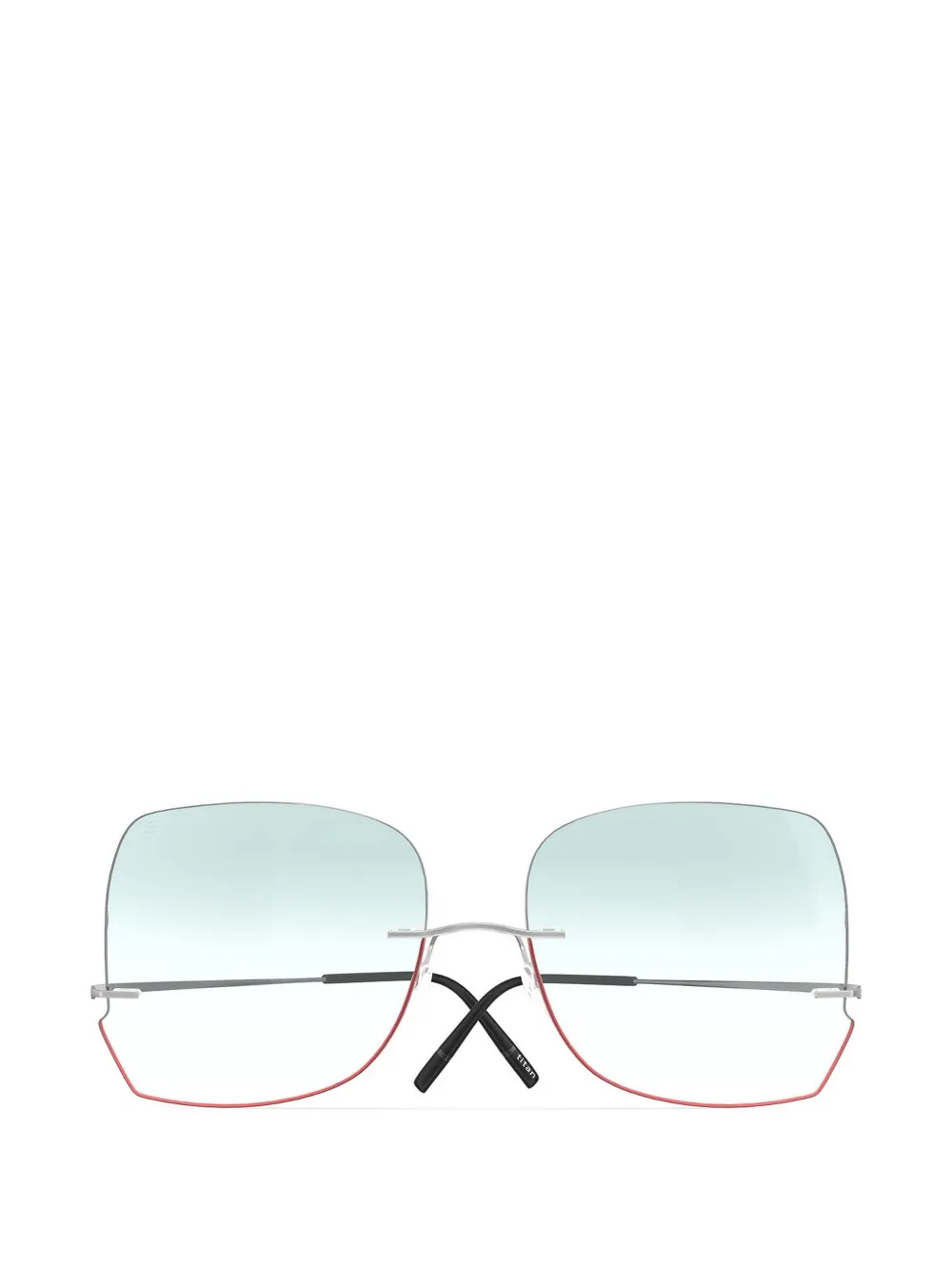 Silhouette Titan Minimal Art Stellar butterfly-frame glasses - Argento