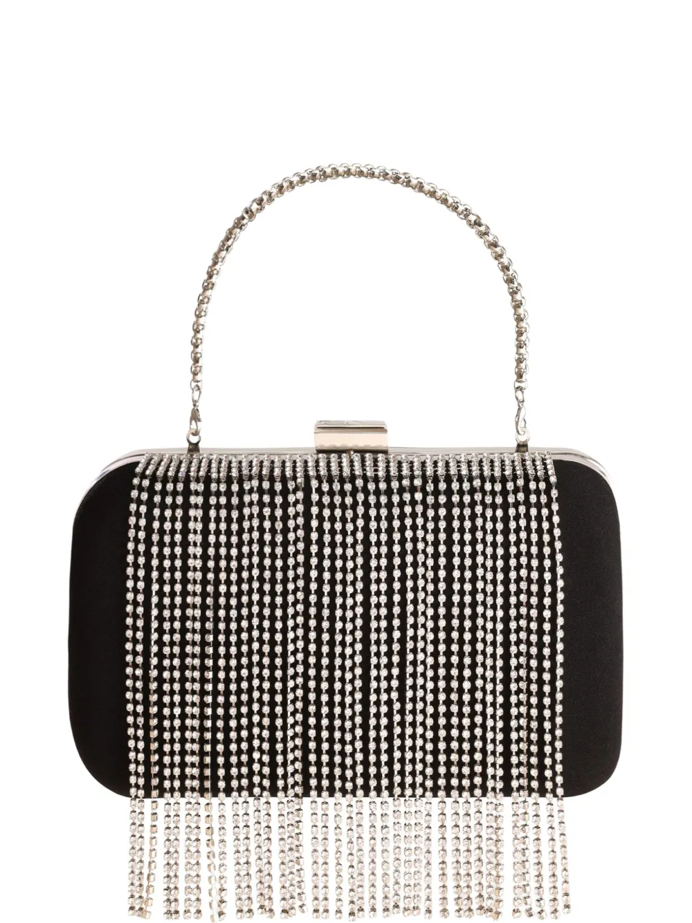 Gemy Maalouf Clutch mit Fransen - Schwarz