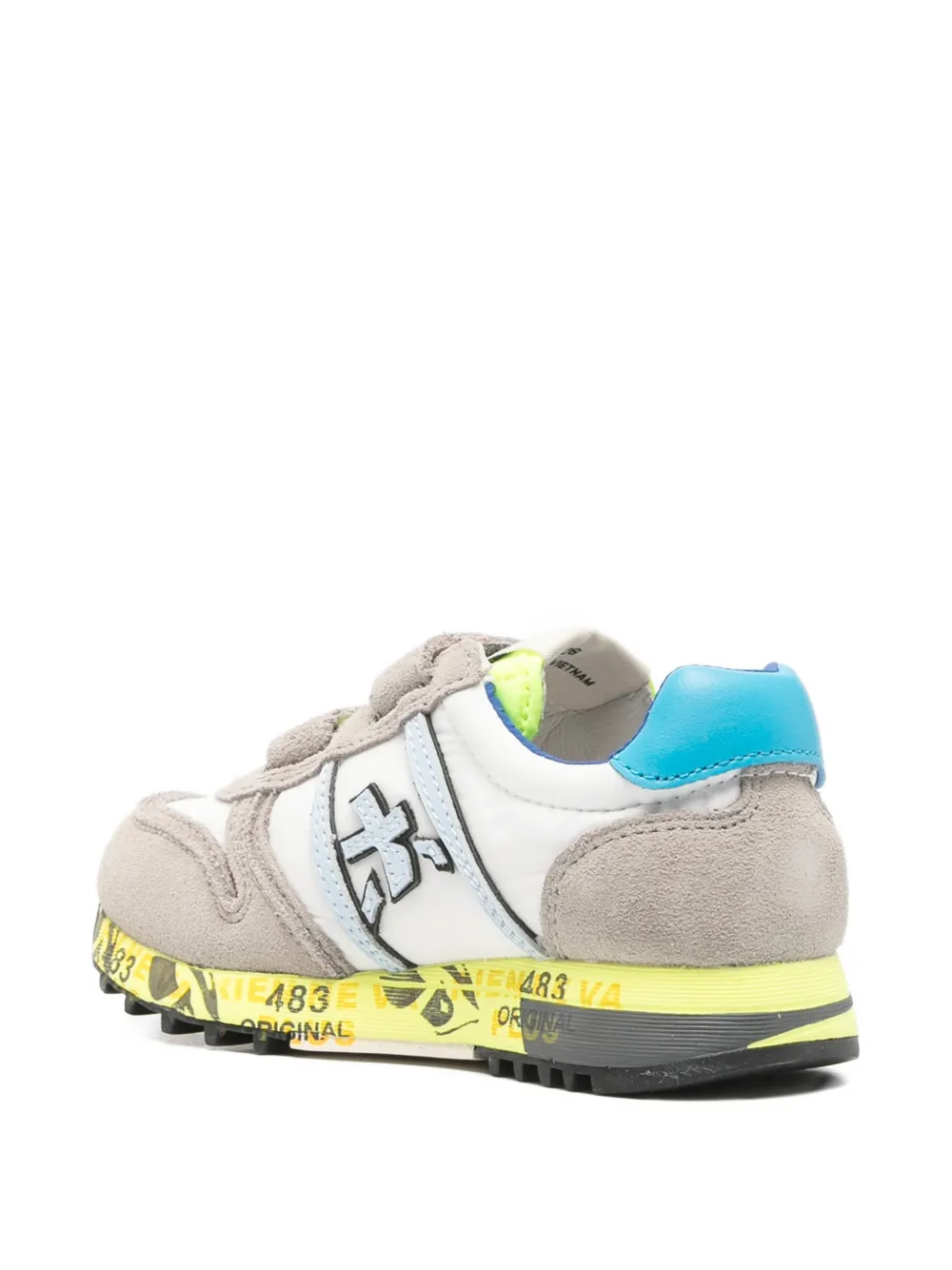 Premiata Kids Sky V round-toe sneakers Wit