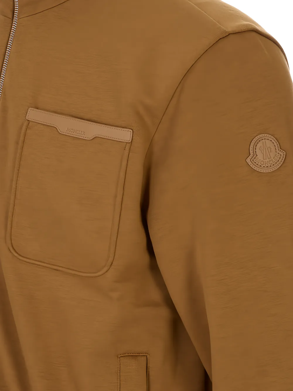 Moncler Trui met logopatch Beige