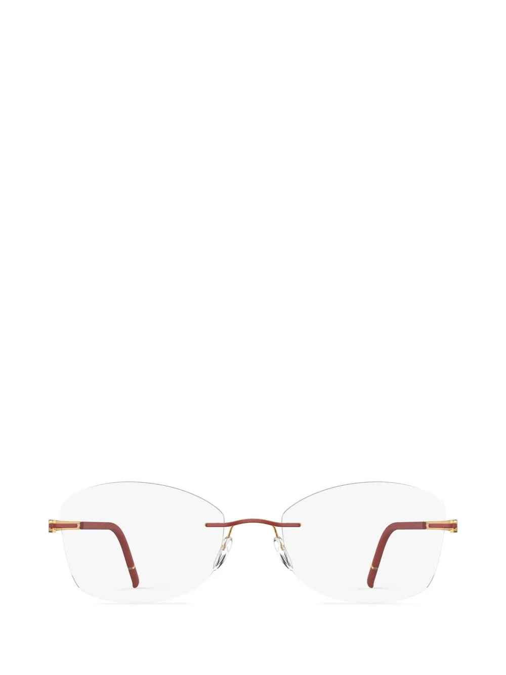 Silhouette Momentum rimless square-frame glasses - Oro