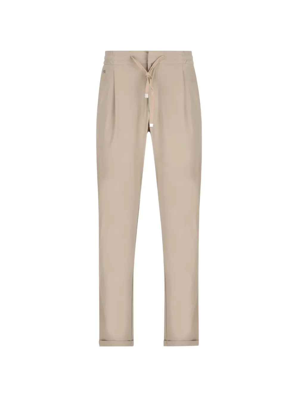 Sartoria Tramarossa Alvise Tecs pleated drawstring trousers - Toni neutri