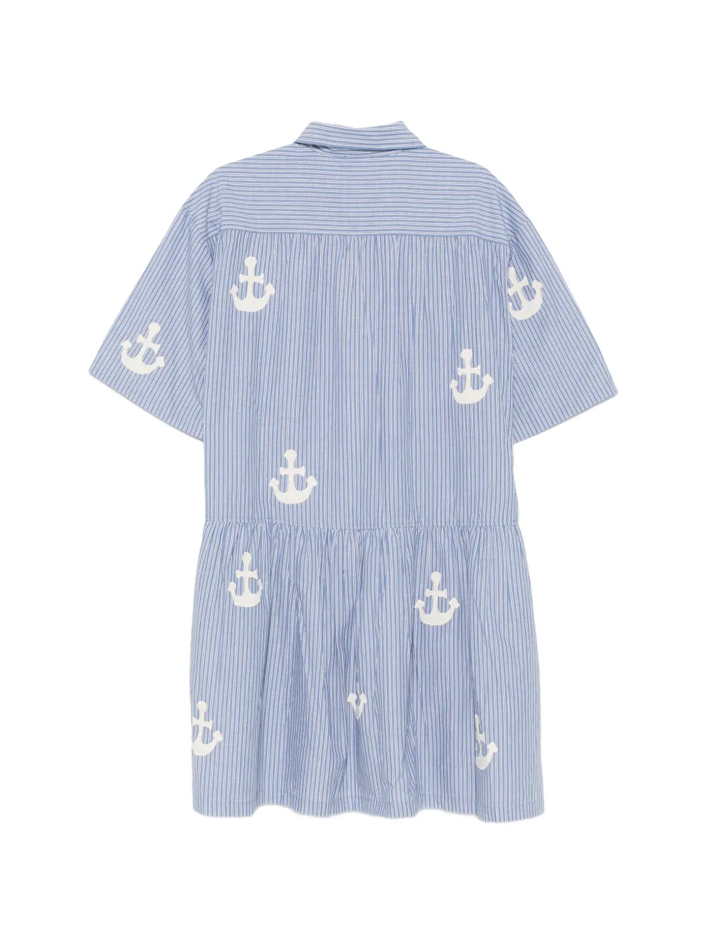 Stella Nova Gestreepte mini-jurk Blauw