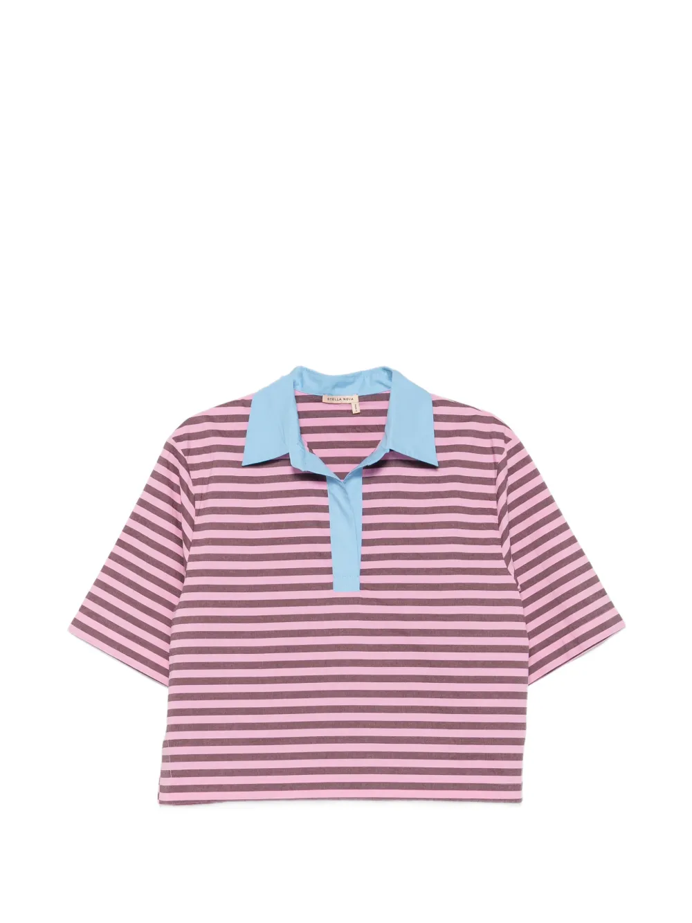 Stella Nova striped polo shirt - Rosa