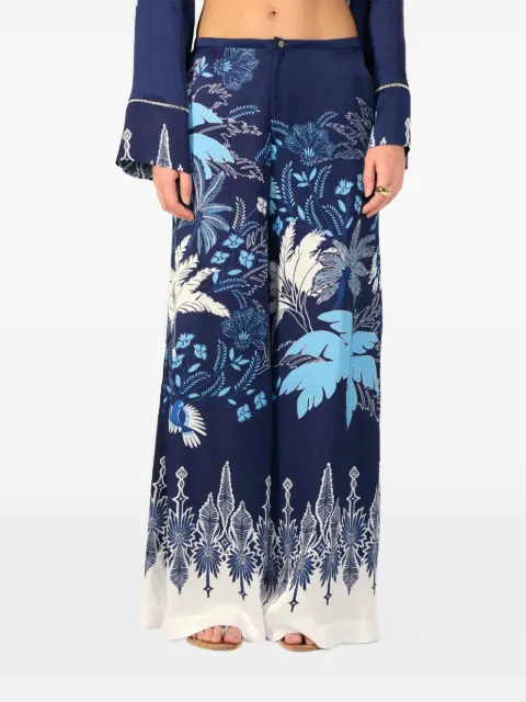 Poupette St Barth Clea floral-print trousers