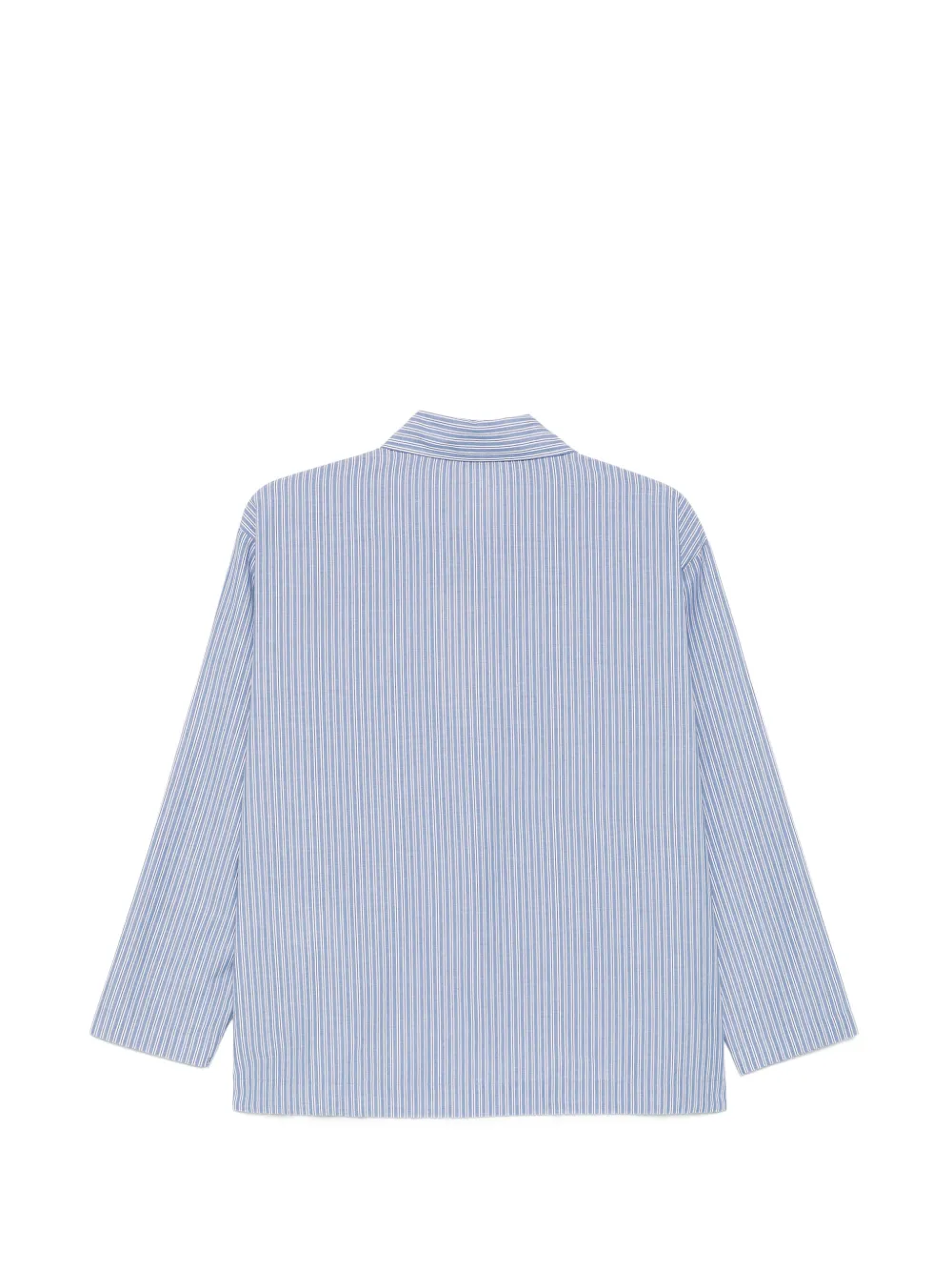 Stella Nova Gestreept blouse met ankerpatch Blauw