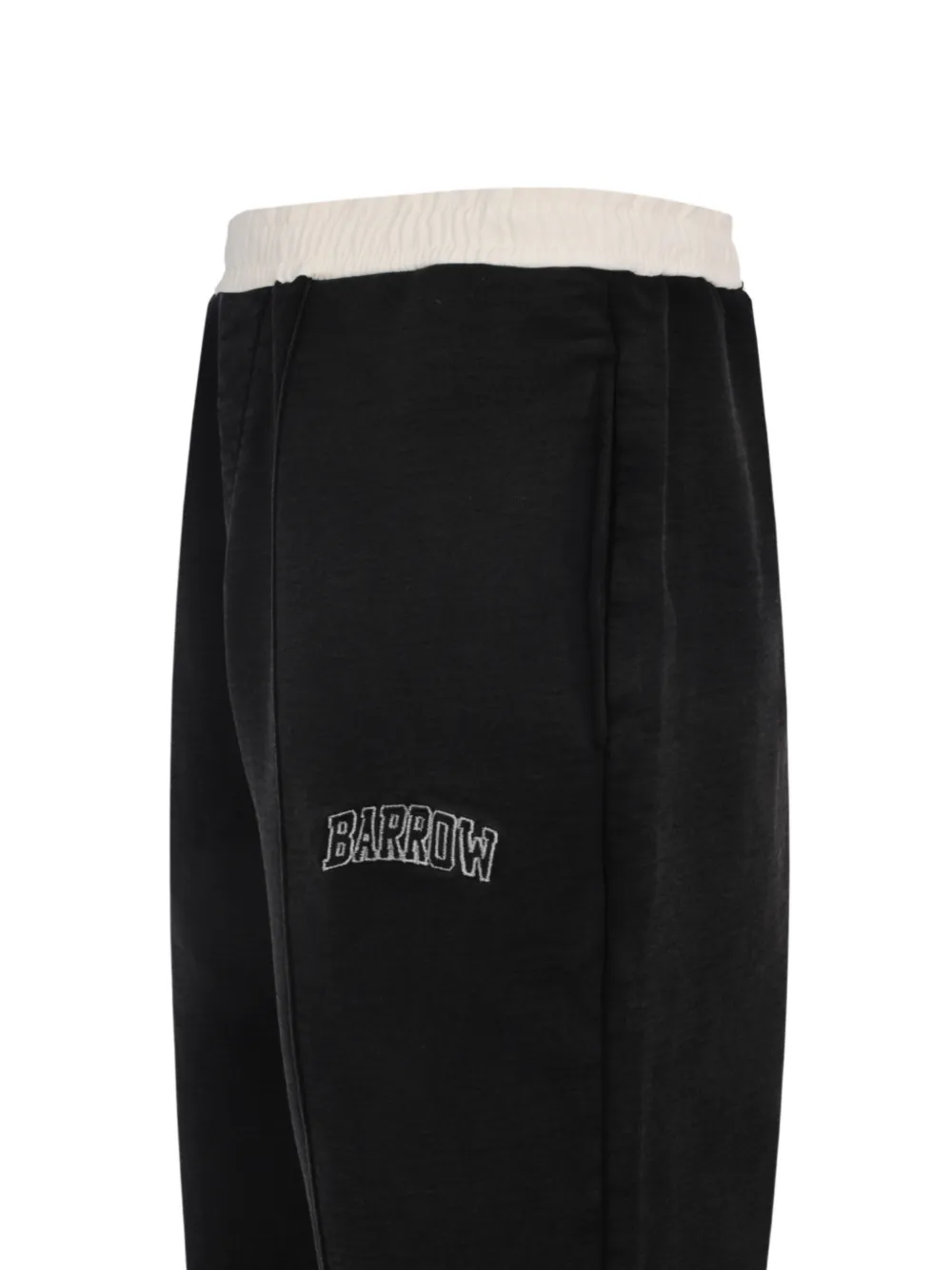 BARROW Trainingsbroek met geborduurd logo Zwart