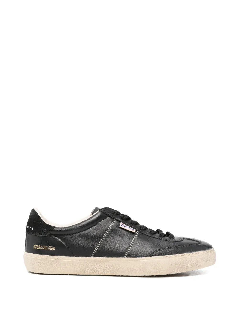 Golden Goose Soul Star contrast-stitch sneakers - Nero