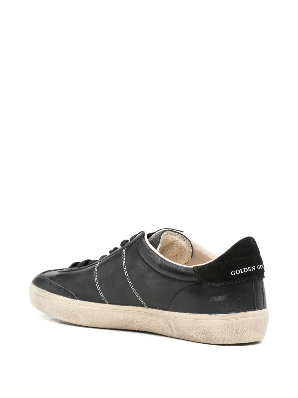 Golden Goose Soul Star contrast-stitch sneakers Zwart