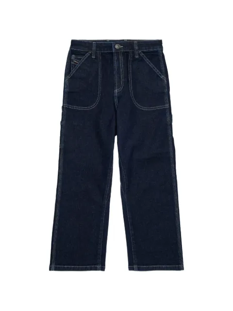 Diesel Kids contrast stitching jeans