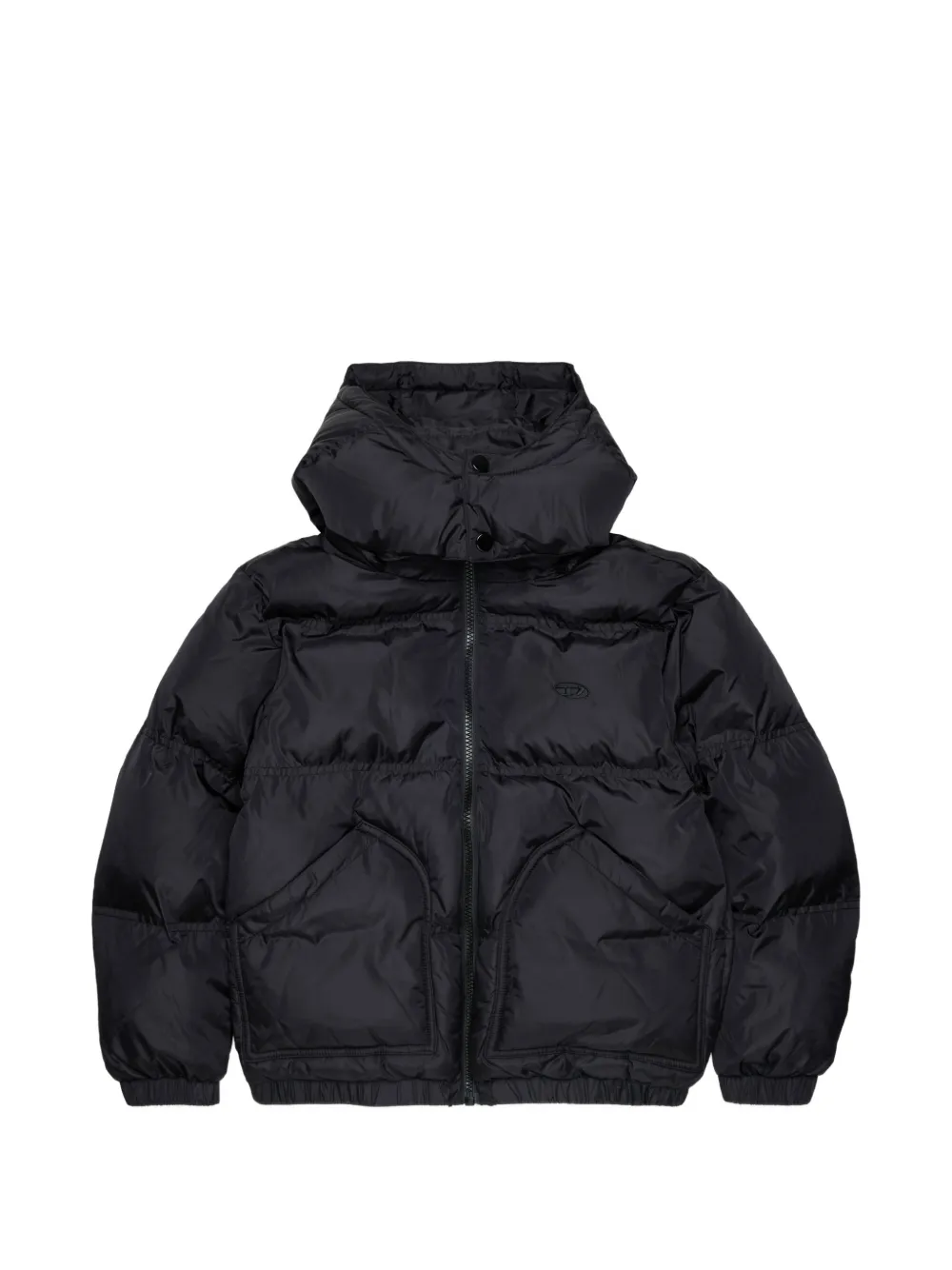 Diesel Kids Piumino con cappuccio - Nero