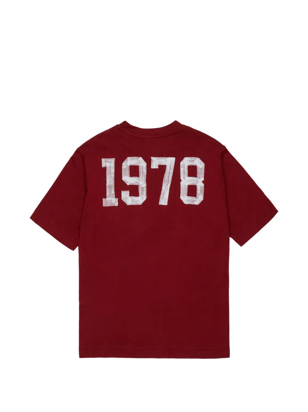 Diesel Kids T-shirt met logoprint Rood