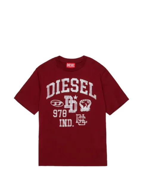 Diesel Kids logo-print graphic-print T-shirt