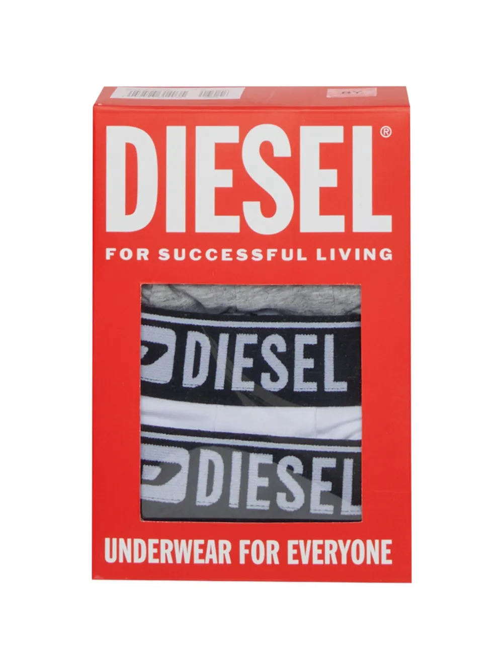 Diesel Kids Boxershorts met logoband Grijs