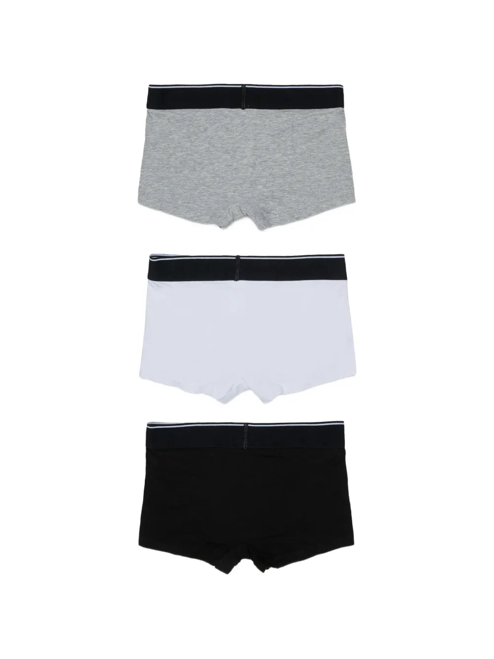 Diesel Kids Boxershorts met logoband Grijs