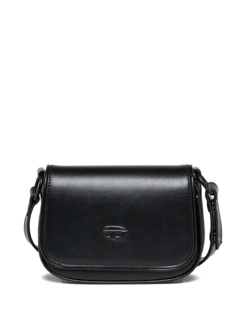Diesel Kids embossed-logo flap-closure shoulder bag