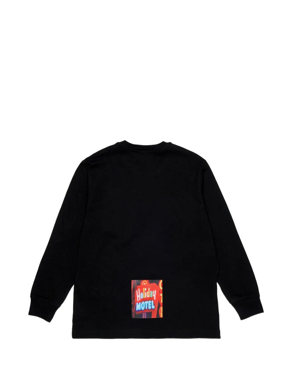 Diesel Kids T-shirt met grafische print Zwart