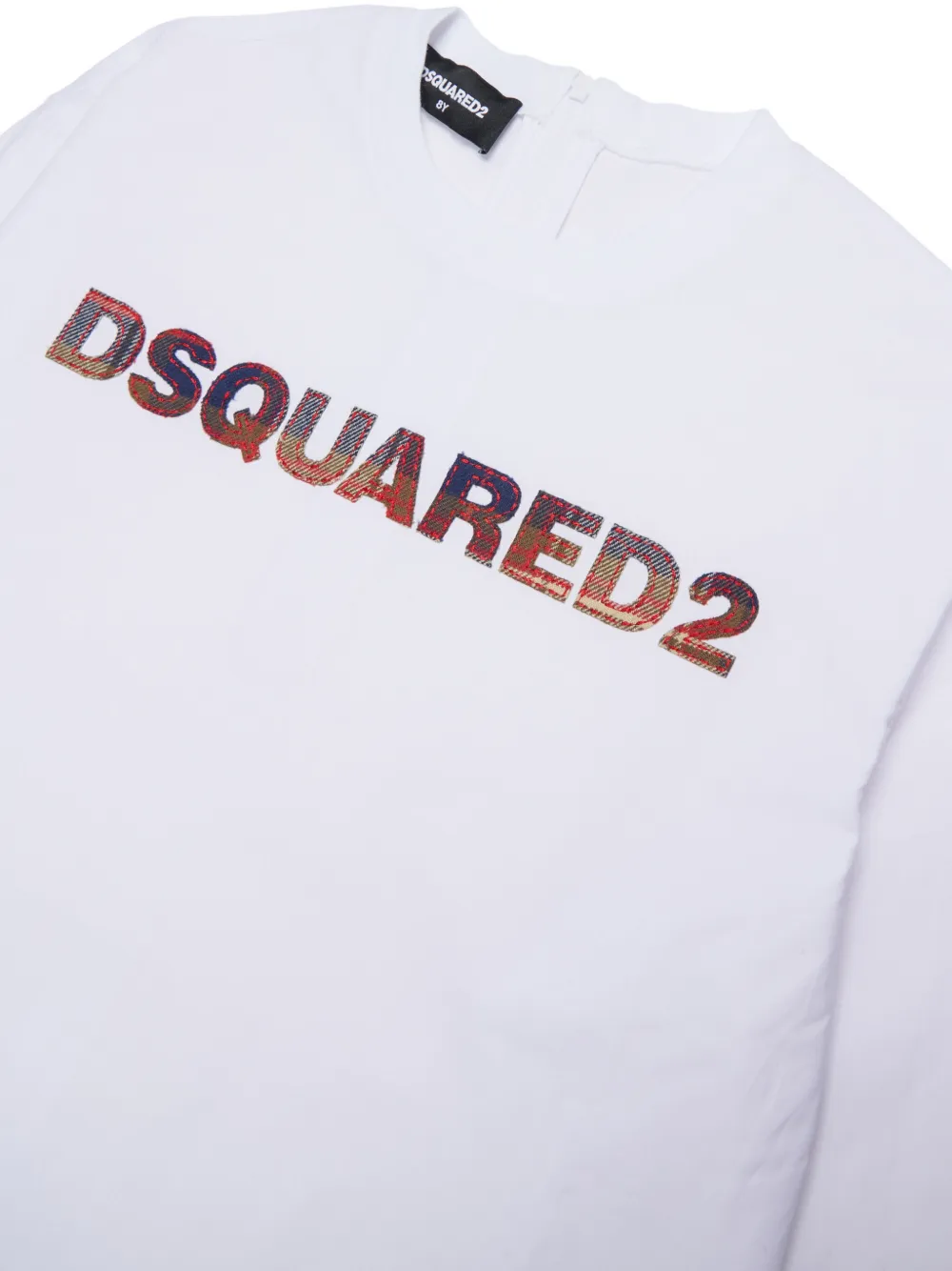 DSQUARED2 KIDS T-shirt met logoprint Wit