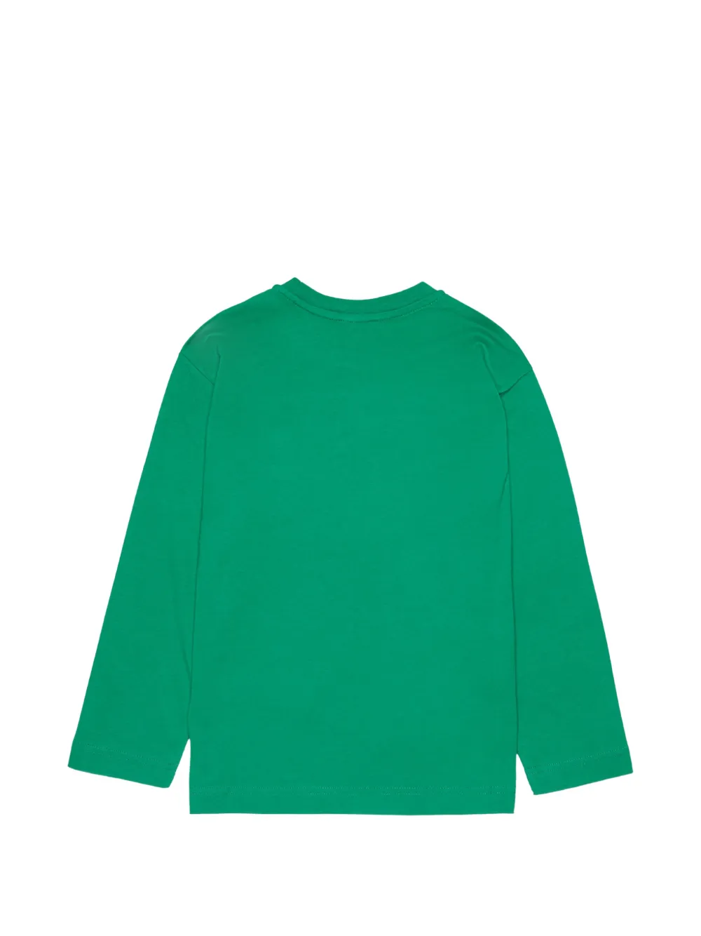 Diesel Kids T-shirt met lange mouwen en Oval D-logo Groen