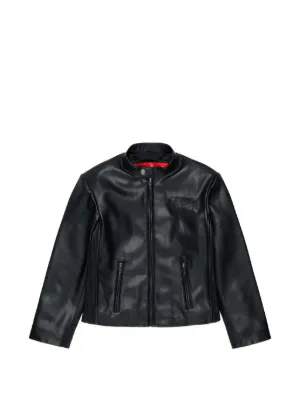 Diesel Kids ジップアップ ジャケット | ブラック | FARFETCH JP