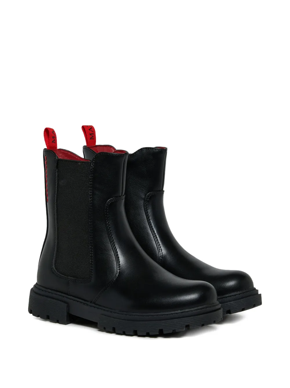MAX&Co. Kids bottines zippées à empiècements élastiqués - Noir MAX&Co. Kids bottines zippées à empiècements élastiqués - Noir
