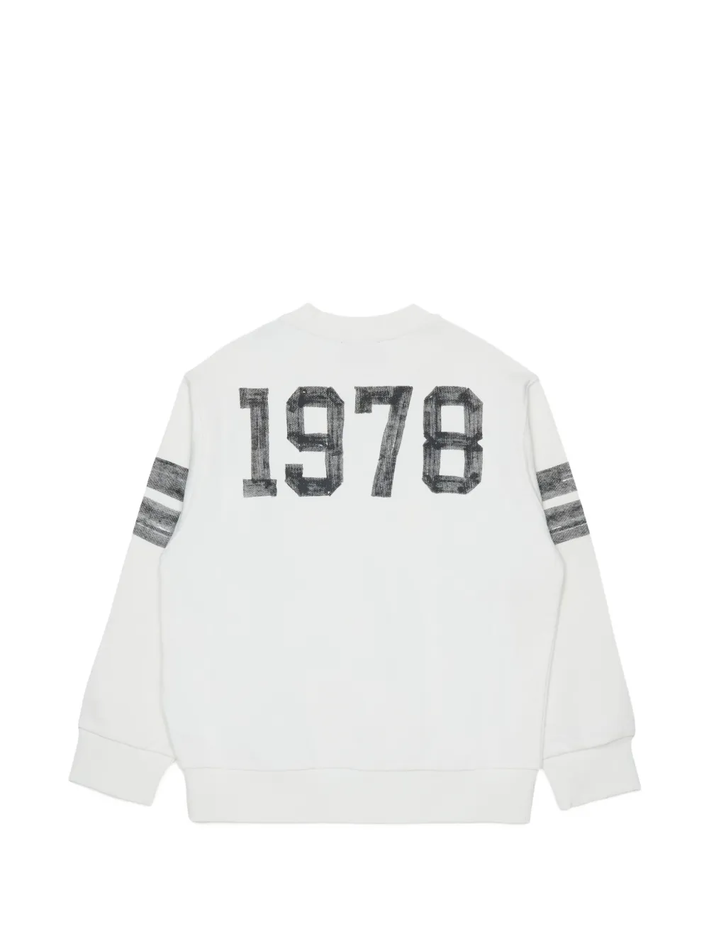 Diesel Kids logoprint trui met grafisch detail Wit