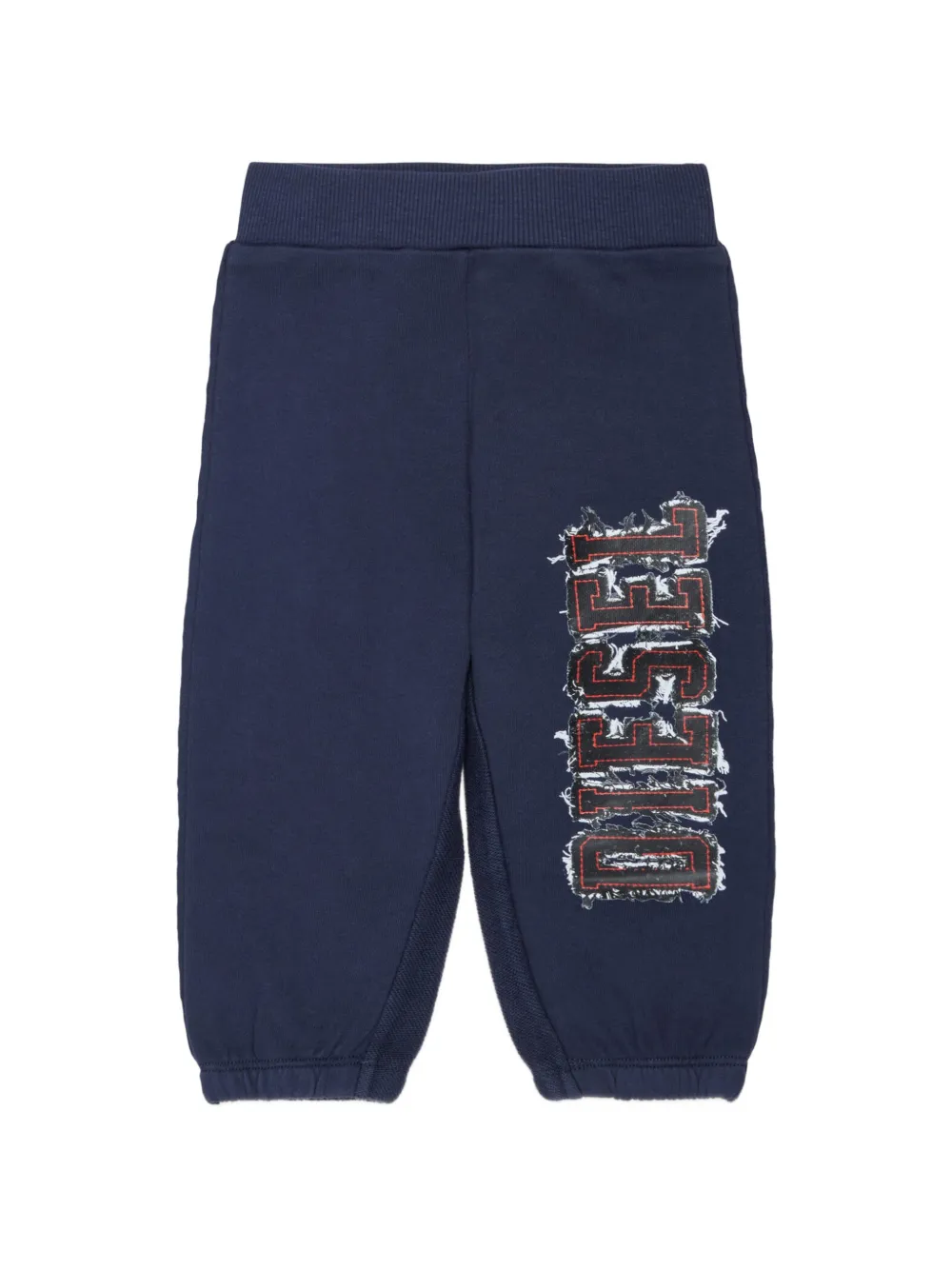 Diesel Kids Pantaloni sportivi con stampa - Blu