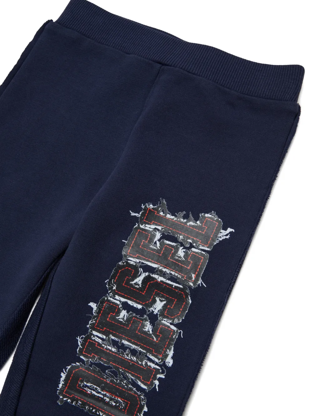 Diesel Kids Trainingsbroek met logoprint Blauw