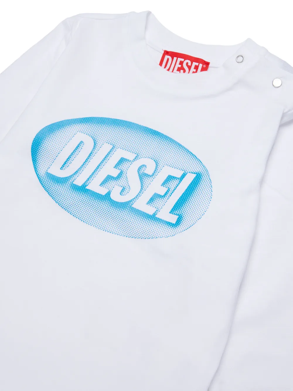 Diesel Kids T-shirt met lange mouwen Wit