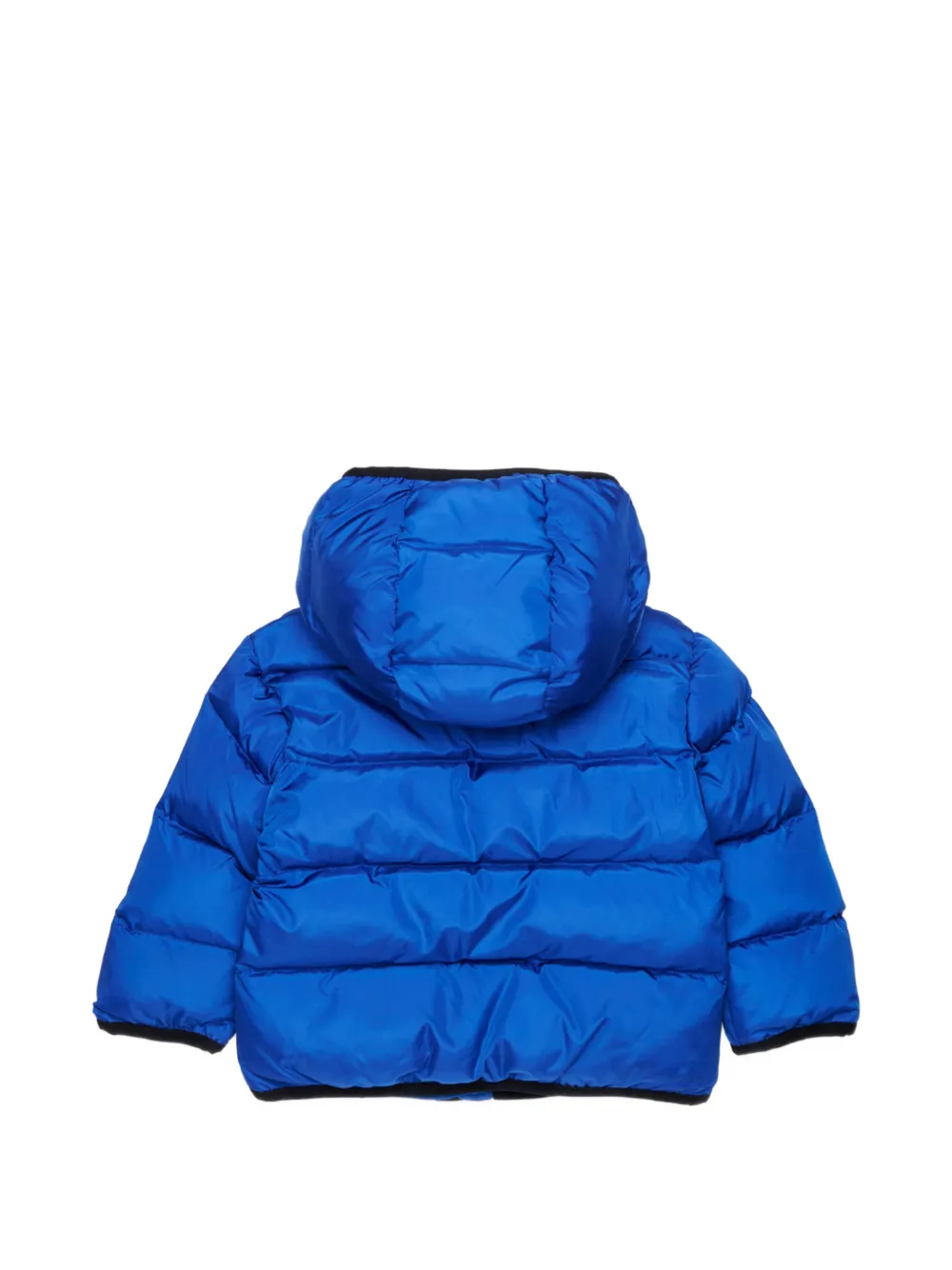 Diesel Kids Gewatteerd jack met logopatch Blauw