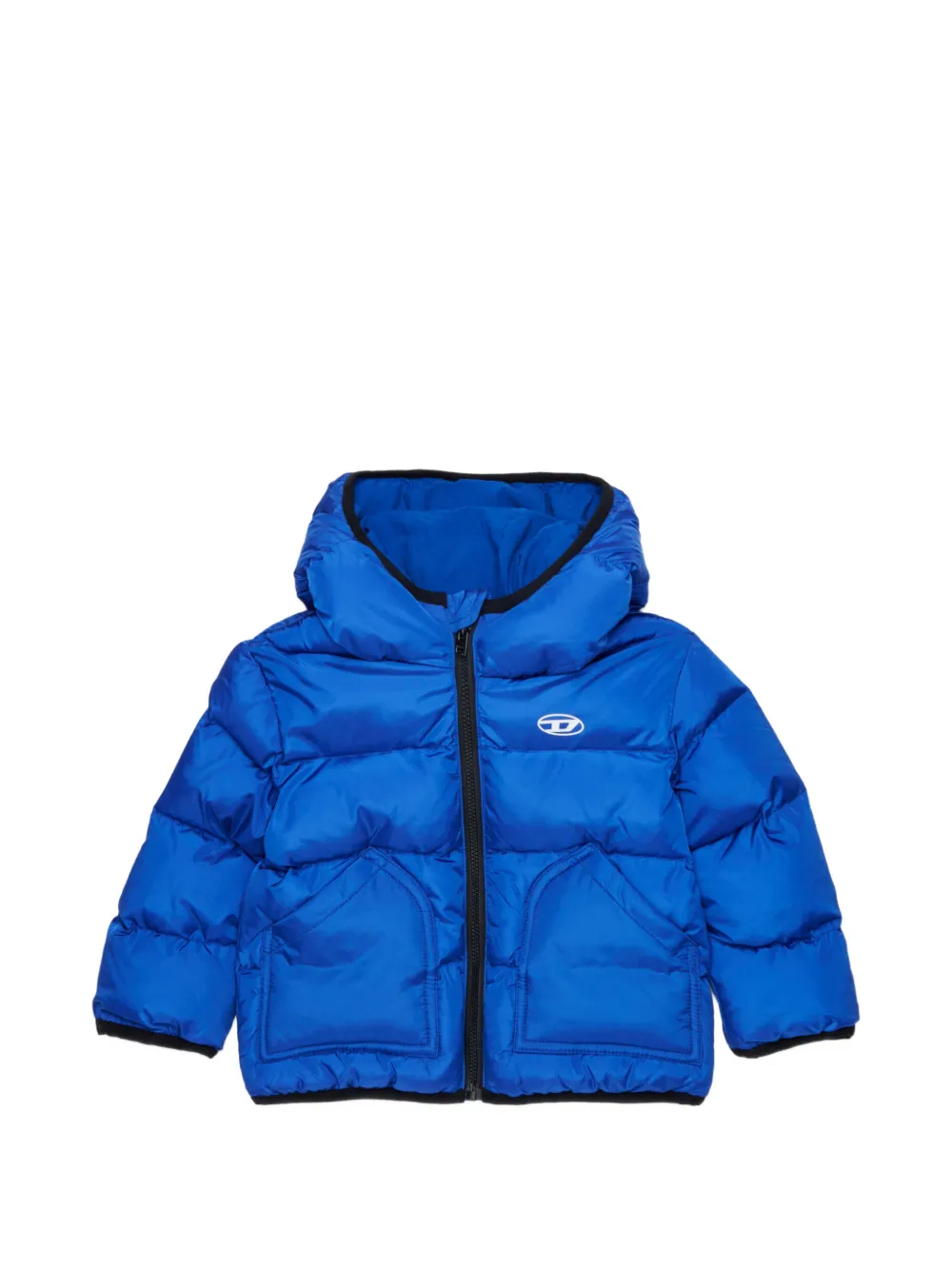 Diesel Kids Piumino con applicazione - Blu