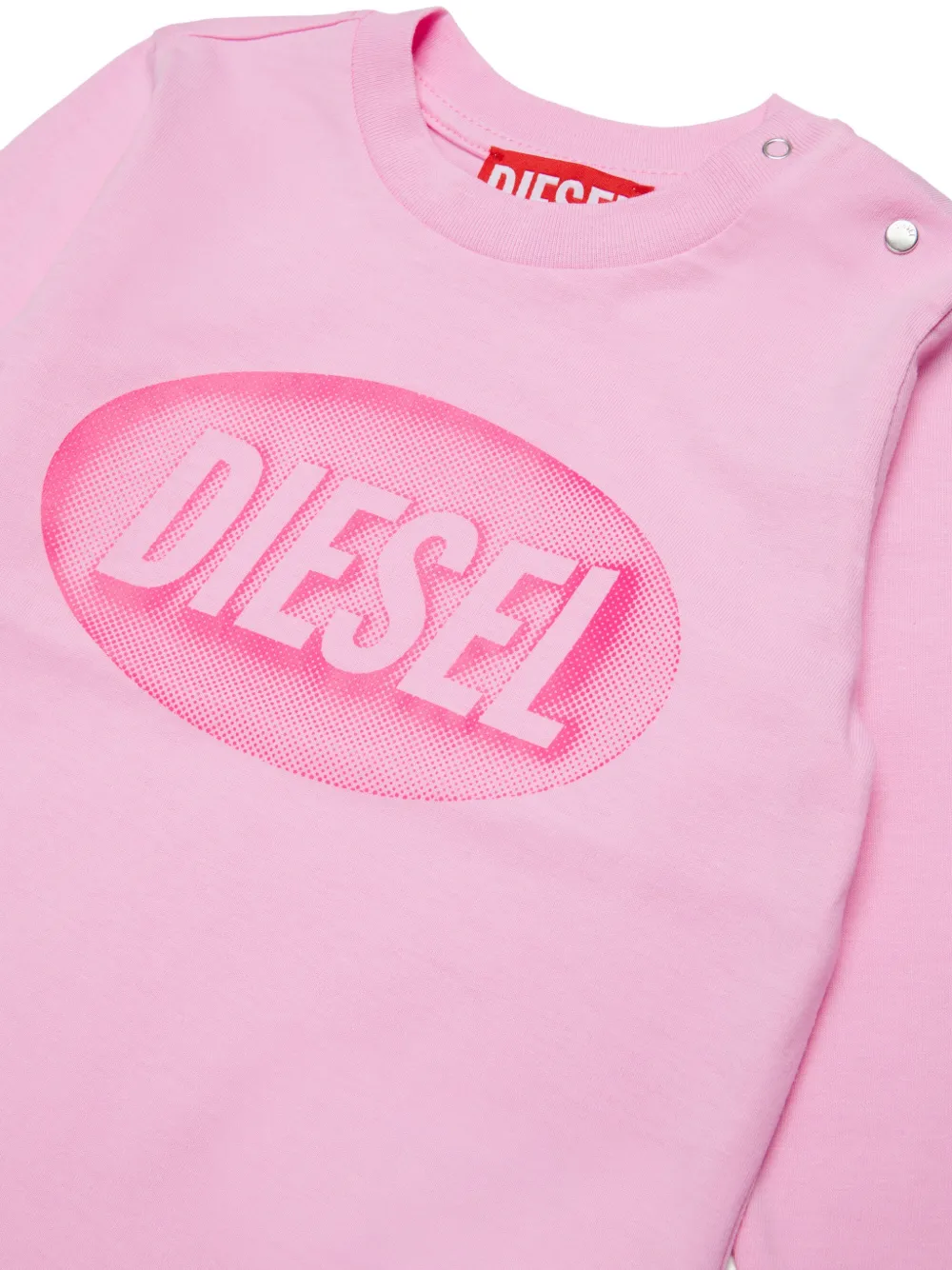 Diesel Kids T-shirt met lange mouwen Roze