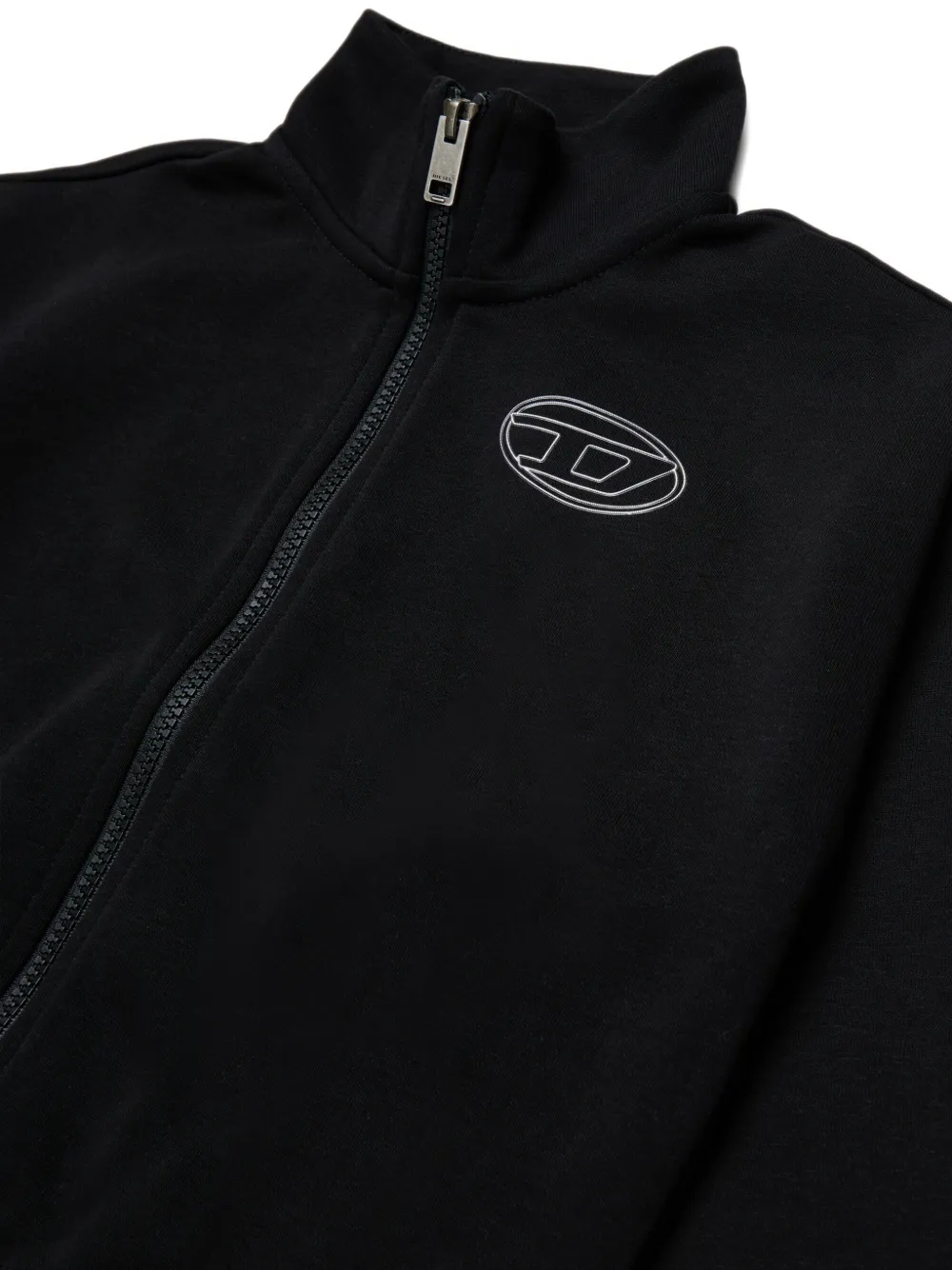 Diesel Kids Trui met geborduurd logo Zwart