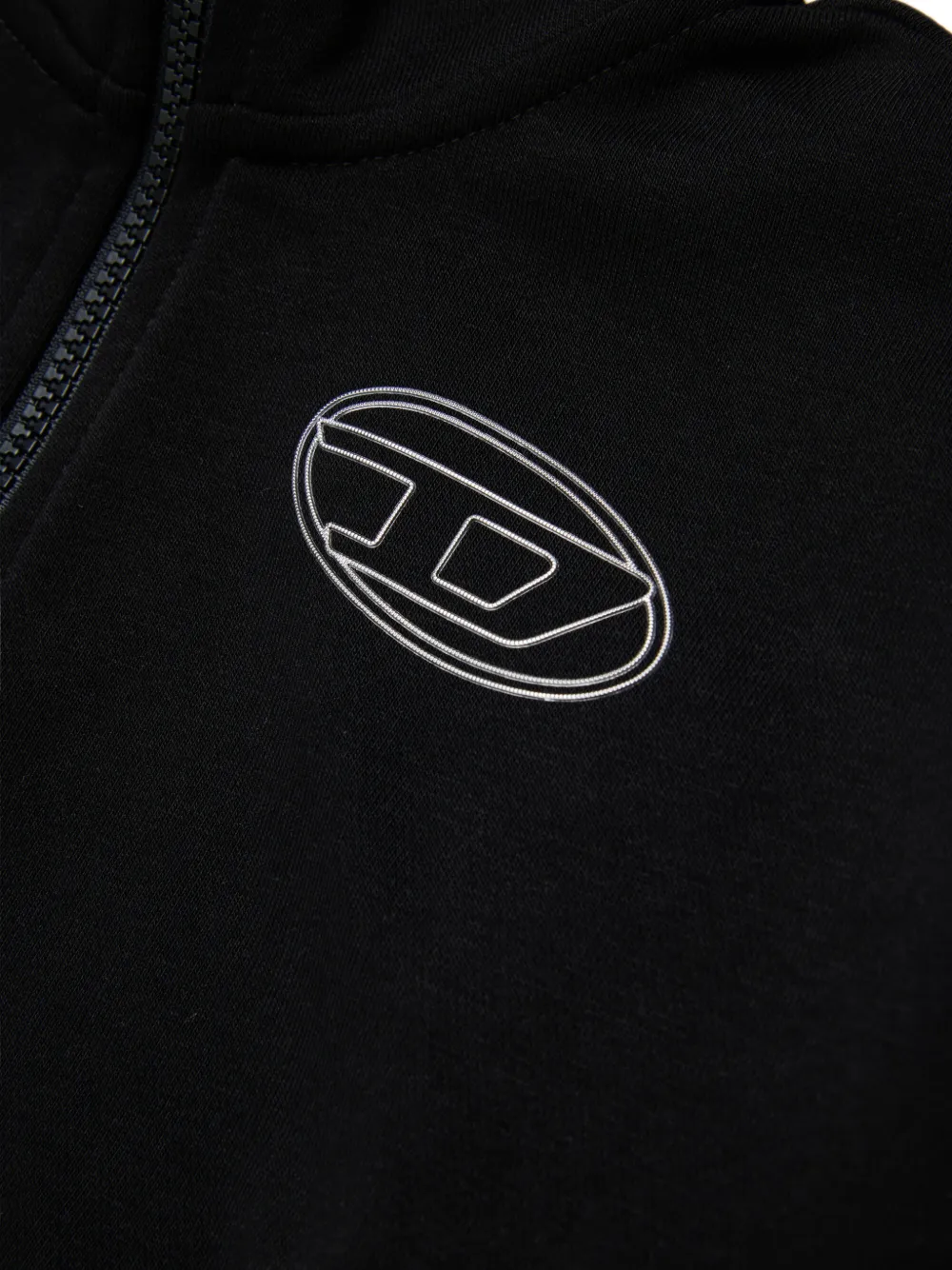 Diesel Kids Trui met geborduurd logo Zwart