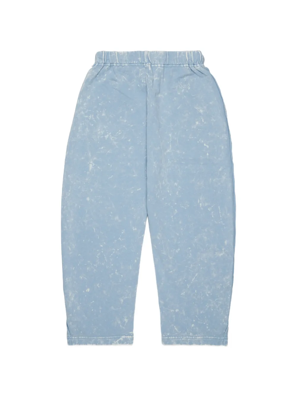 Diesel Kids Trainingsbroek met acid wassing en logoprint Blauw