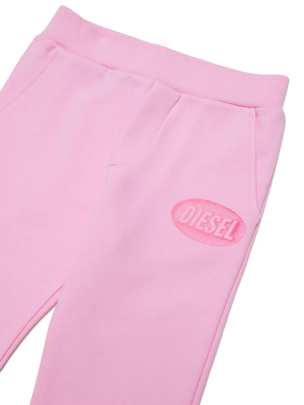 Diesel Kids Trainingsbroek met logoprint Roze