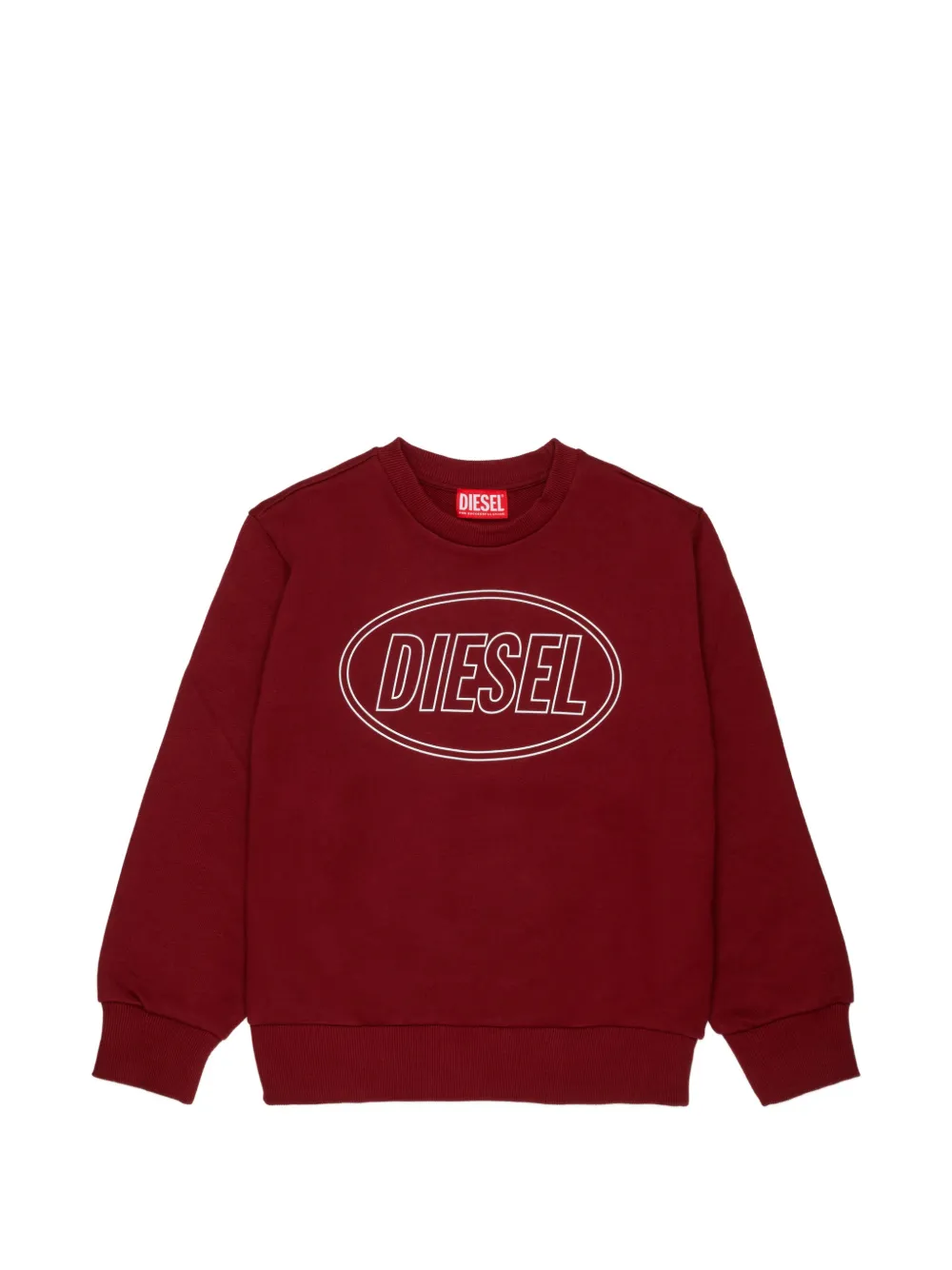 Diesel Kids Maglione con logo - Rosso