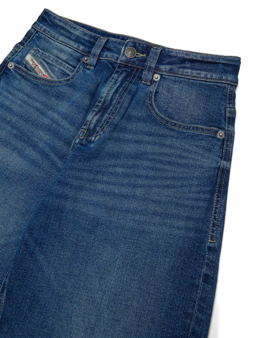 Diesel Kids D-Devon ruimvallende jeans Blauw