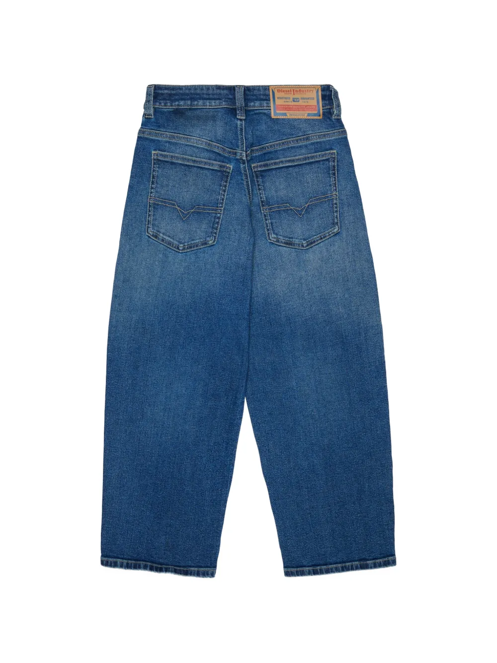 Diesel Kids D-Devon ruimvallende jeans Blauw