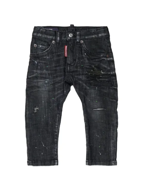 DSQUARED2 KIDS jean à effet usé
